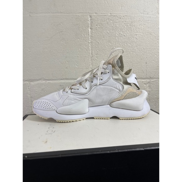 Adidas Y-3 Kaiwa G54502 White Leather Yohji Yamamoto Sneaker Men's 9 US/8.5 UK - Picture 5 of 12